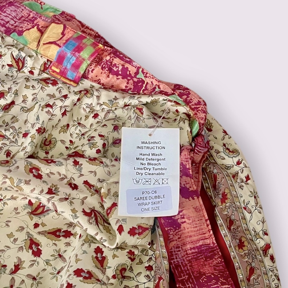 🆕NWT Karma Nepal Crafts reversible Saree - Picture 12 of 16